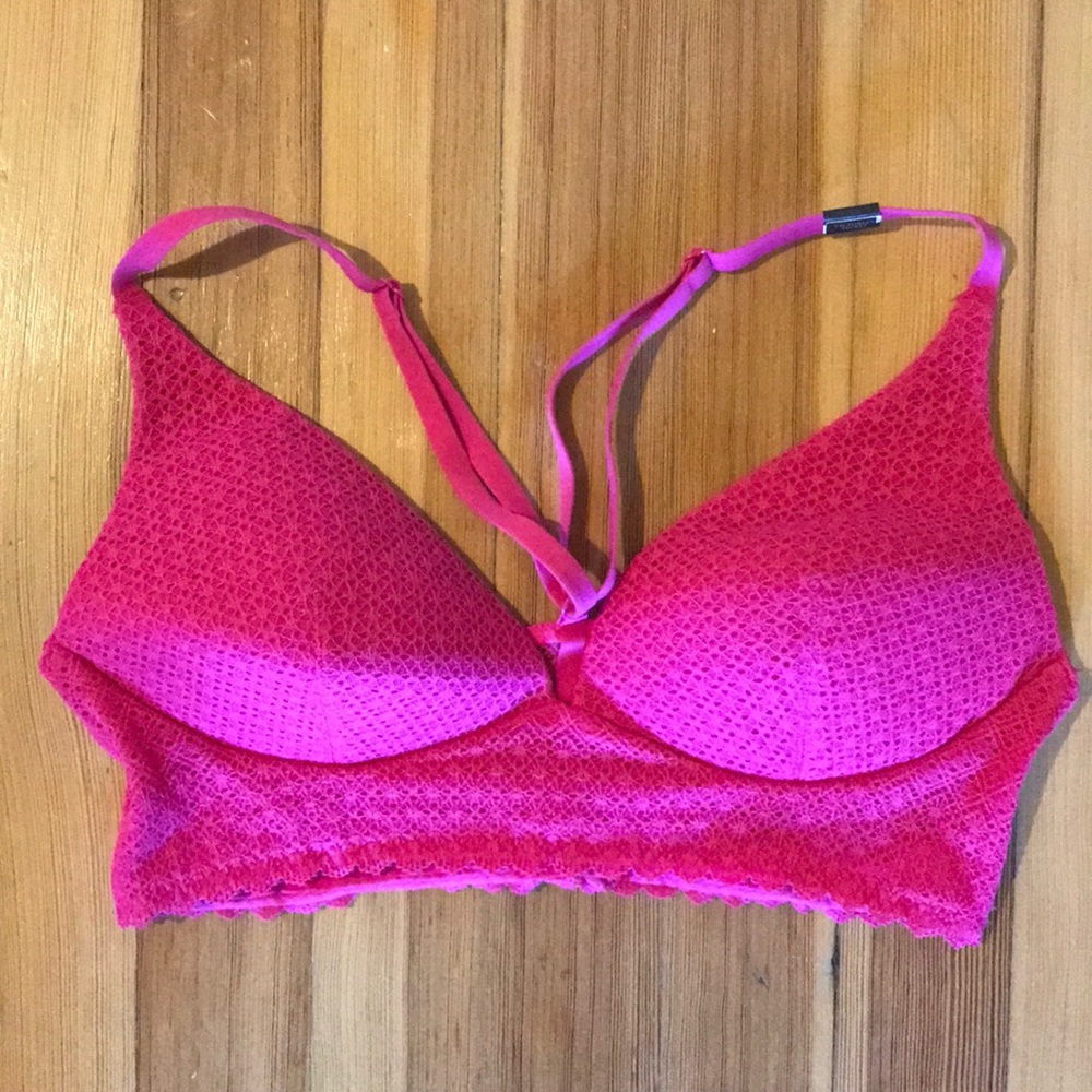 Pink Racerback Bra 36B